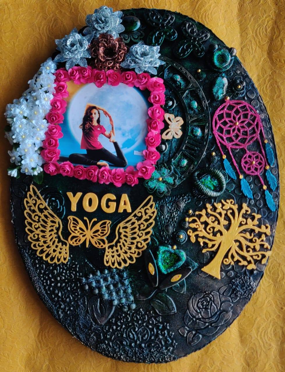 Tulips Flowers with Frame